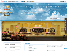 Tablet Screenshot of goldenpalmstrav.com